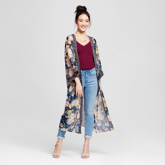 Other - Sheer Floral Duster NWT